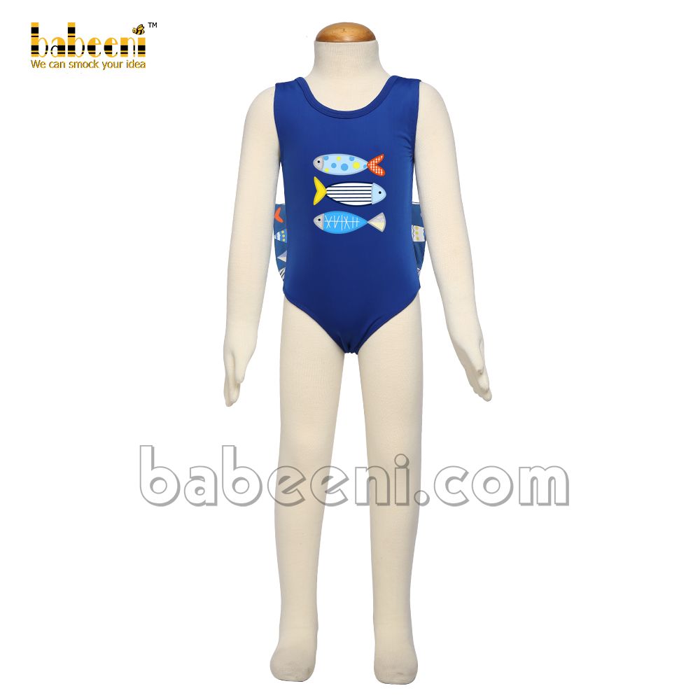 Aqua one-piece swimsuit- SW 534